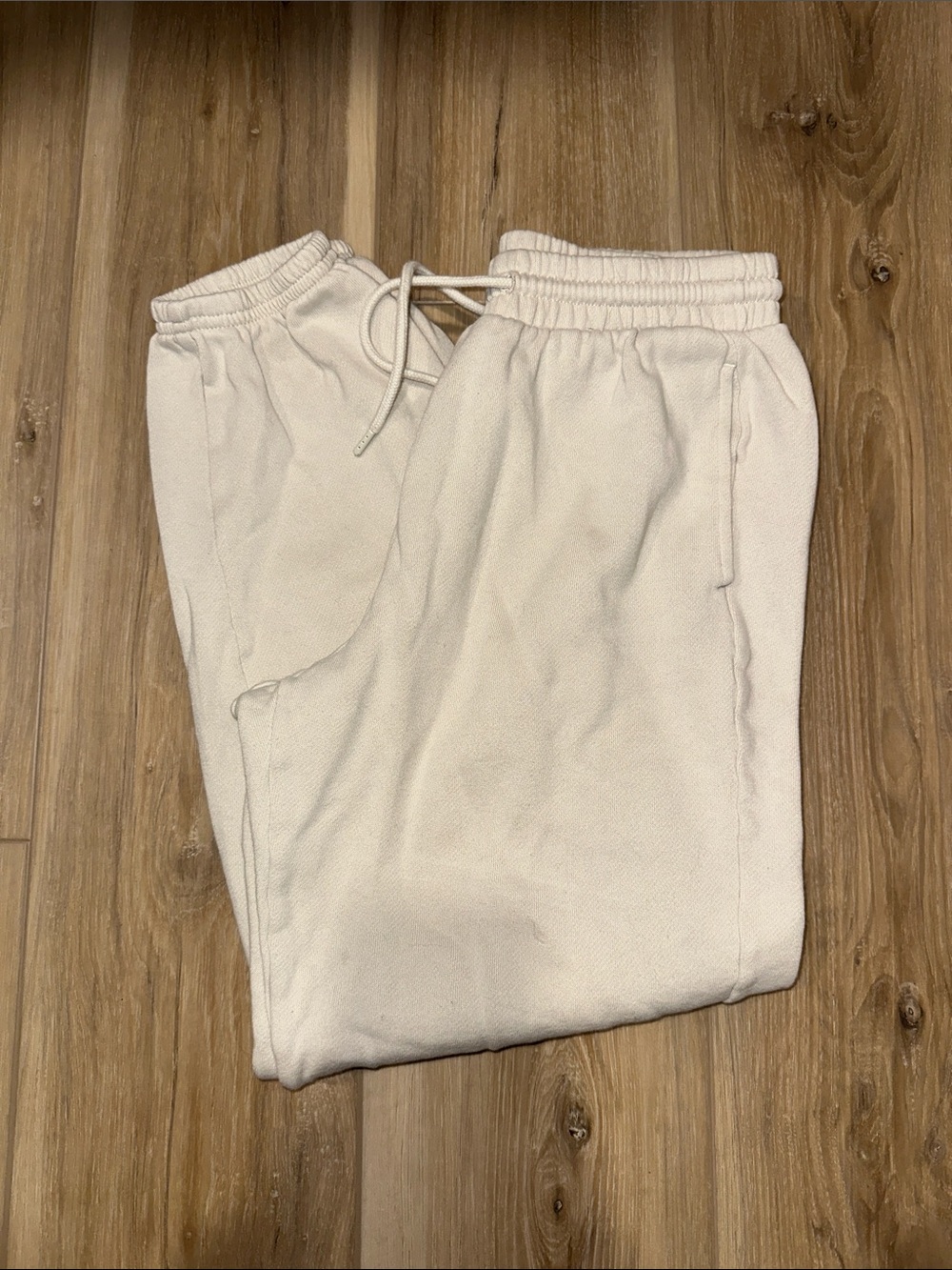 Old Navy Cream Men's Drawstring Joggers
